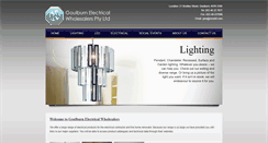 Desktop Screenshot of goulburnelectrical.com.au